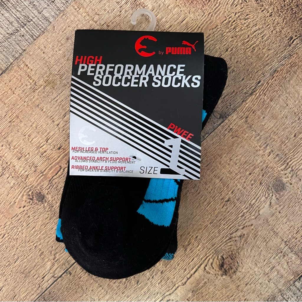 Puma High Performance Soccer Socks Size 1 Pwee Nwt